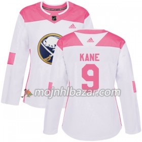 Dresovi Buffalo Sabres Evander Kane 9 Adidas 2017-2018 Bijela Narančasta Fashion Authentic - Ženska